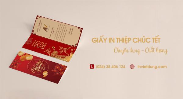 Các loại giấy mỹ thuật và định lượng phổ biến để in thiệp chúc Tết sang trọng, bền đẹp