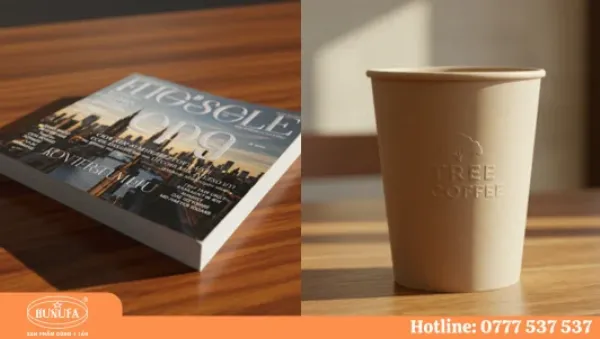 Một mẫu thiệp Noel được gia công độc đáo với kỹ thuật ép kim và dập nổi trên giấy mỹ thuật cao cấp, tạo hiệu ứng sang trọng và ấn tượng